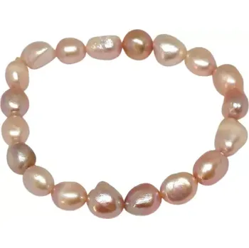 Náramek Náramek z fialkových perel cca 1 cm