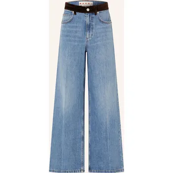 Dámské džíny Marni Dámské Džíny Se Širokými Nohavicemi, modrá, 38