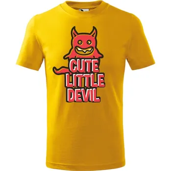 Chlapecké tričko DOBRÝ TRIKO Dětské tričko Little devil Velikost: 158/12 let, Barva: Žlutá