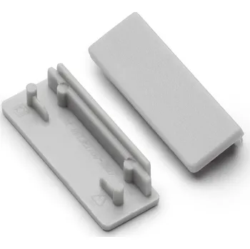 LED lišta StrongLumio koncovky k profilu Wide 24, šedá (pár) (StrongLumio koncovky k profilu Wide 24, šedá (pár))