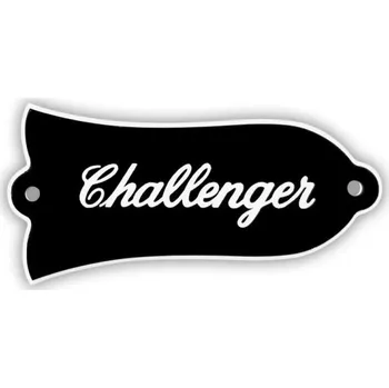 Kytara Dekorativní kryt pro elektrickou kytaru Gibson Challenger Tvar zvonku s nápisem Challenger Stylový doplněk pro klasické modely Vintage design