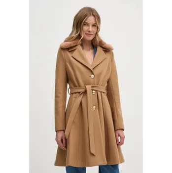 Dámský kabát Kabát s příměsí vlny Gaudi 421FD35005 hnědá 82C, vel. 40