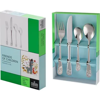 Příbor Dětský příbor Berndorf Sandrik Dětský příbor 4 ks FRIENDS OF CHILDREN