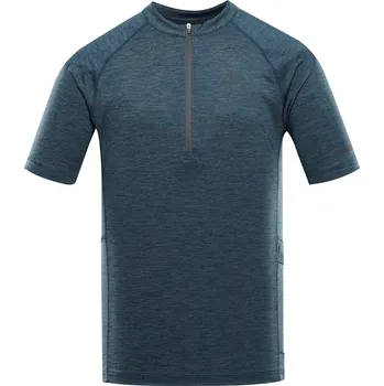 cyklistický dres Pánský rychleschnoucí cyklistický dres ALPINE PRO GERET 2 modrá S