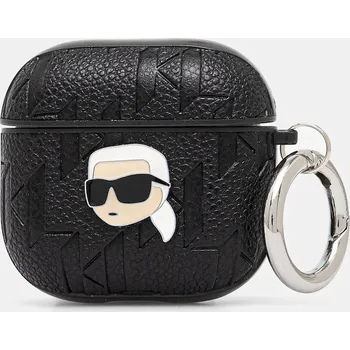 Příslušenství pro sluchátka Kryt na airpods Karl Lagerfeld 4 KLA4PGKIPK černá 99X, vel. ONE SIZE