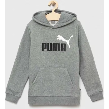 Chlapecká mikina Dětská mikina Puma ESS+ 2 Col Big Logo Hoodie FL B 58698703.PPYX šedá 09X, vel. 92