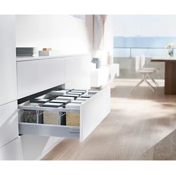 Nábytek K-BLUM Antaro, zásuvka D 500mm/65kg, Blumotion/TOB, šedá, Inserta (K-BLUM Antaro, zásuvka D 500mm/65kg, Blumotion/TOB, šedá, Inserta)