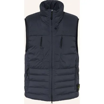 Pánská vesta Stone Island Pánská Péřová Vesta, tmavě modrá, 52