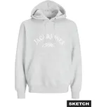 Mikina Jack and Jones Bright White JJ 1183714 S