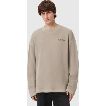 Pánský svetr Bavlněný svetr AllSaints pánský, zelená barva, M017JD 80X, vel. L