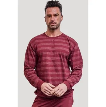 Pánské pyžamo Pánské pyžamo Cornette Loose 16 - bavlna Bordó M