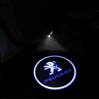 Vánoční dekorace LED projektor loga značky automobilky - 2 ks - Peugeot