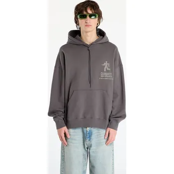 Pánská mikina Mikina Carhartt WIP Hooded Distance Sweat UNISEX Graphite Stone Dyed XS