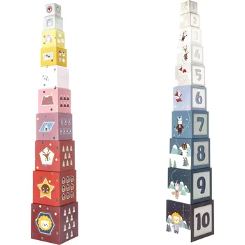 Dřevěná hračka lupilu® Dětská skládací věž