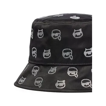 Klobouk Klobouk KARL LAGERFELD 246W3403 Černá OS