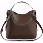 Dámská kožená kabelka Solier Elara – klasická elegance Barva: Hnědá