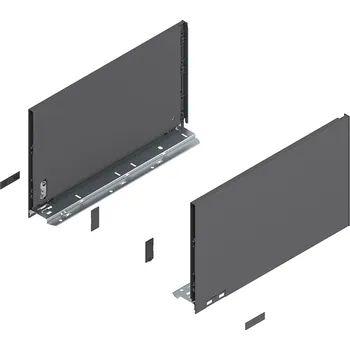Nábytkové kování BLUM 770F4002S Legrabox, bočnice F 400mm, šedá (BLUM 770F4002S Legrabox, bočnice F 400mm, šedá)