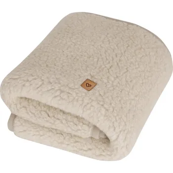 Vlněná deka pro miminko Zaffiro Beige 100x150 cm – přírodní ovčí vlna, hřejivá a měkká
