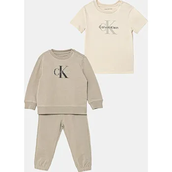 Kojenecká souprava Kojenecká tepláková souprava Calvin Klein Jeans IN0IN00336.PPY2 béžová 02X, vel. 92