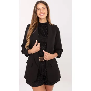 Dámský kostýmek RUE PARIS Dámské sako Amaya černé Velikost: S/M