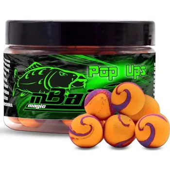 Boilies Pop Up boilies Moruše (Mulberry Supreme) fialovo-oranžové 16 mm (Dvoubarevné Pop Up boilies 50 g)