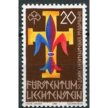 Poštovní známka (1981) MiNr. 773 ** - Lichtenštejnsko - Skauting