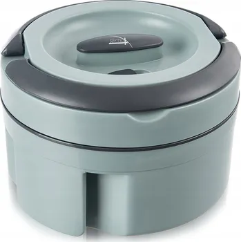 Termoska VELKÁ JÍDELNÍ TERMOSKA NA JÍDLO POLÉVKU OCELOVÁ NÁDOBA LUNCHBOX 2,4 L