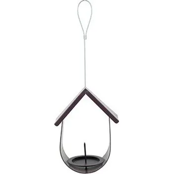 Krmítko pro ptáka Krmítko venk. BUDKA na loj.koule kov fialová Zolux