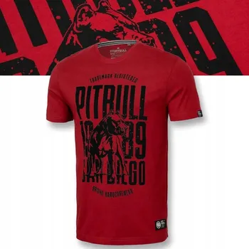 Pánské tričko PÁNSKÉ BAVLNĚNÉ TRIČKO PIT BULL SAN DIEGO DOG CALIFORNIA S