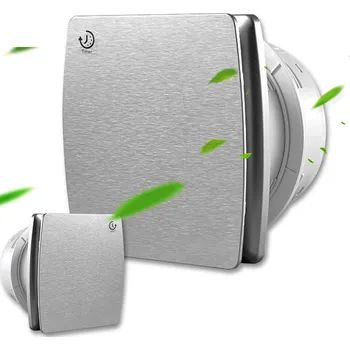 ventilátor do koupelny Tichý koupelnový ventilátor Ø 100 mm 34 dB s ČIDLEM VLHKOSTI