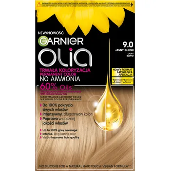 Barva na vlasy Garnier Olia barva na vlasy 9,0 světlá blond, 1 bal