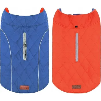 Obleček pro psa Zimní obleček pro psa Zapínání na suchý zip oboustranný reflexní modrý L