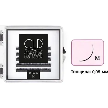 Péče o řasy a obočí Hedvábné řasy CLD Silk Lashes Mini Mix 0,05