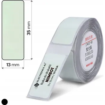 Speciální papír Samolepicí štítky, termální samolepky pro tiskárnu Niimbot B18, 13x35