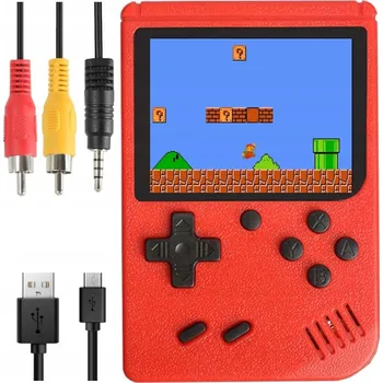 Herní konzole MINI PŘENOSNÁ RETRO HERNÍ KONZOLE SE 400 HRY 3.0