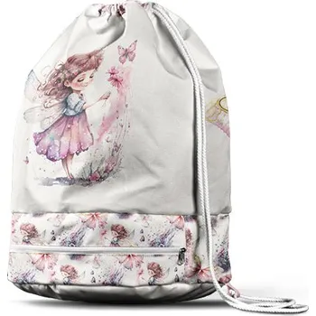 Panel se střihem na sportovní vak lesní víla