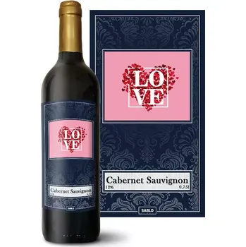 Víno Sablio Červené víno I Love you 3: 0,75 l