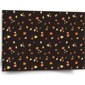 Obraz Sablio Obraz Podzim na černé - 150x110 cm