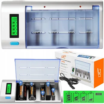 Nabíječka LTC LA-LXB355 pro 6/9V (6F22), AA, AAA, C (R14), D (R20)