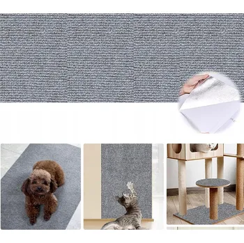 Samolepicí podložka na škrábání na gauči Pro Kočky 200 x 40 cm, světle šedá