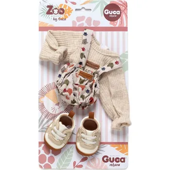 Panenka Guca obleček pro opičku miminko reborn 32 cm s botičkami