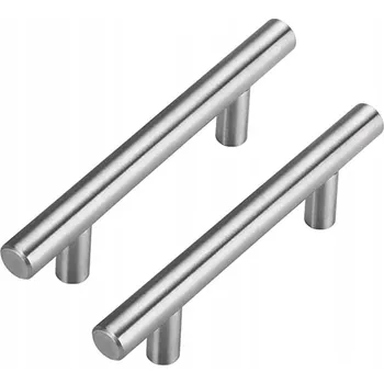 Obraz Uchwyty do Mebli Nerezová Ocel Sada + Šrouby Moderní 96mm/150mm