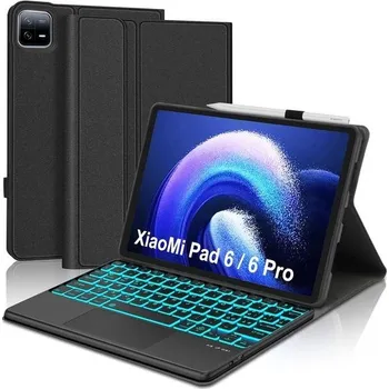 Pouzdro na tablet Kryt SENGBIRCH Klávesnice Xiaomi Pad 6/6Pro Tablet 11 palců - Ochranné pouzdro s klávesnicí