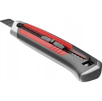 Pracovní nůž NŮŽ SILNÝ NŮŽ S ODLAMUJÍCÍ ČEPELÍ HD 18 MM 60' ČERNÝ OSTRÝ NŮŽ NŮŽ