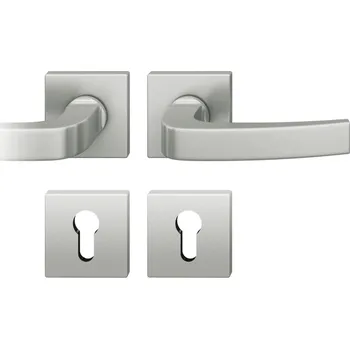 Dveřní kování Kování FSB 12 1163 ASL Eloxovaný hliník, Cylindrická vložka, klika / klika