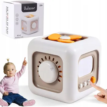 SMYSLOVÁ KOSTKA EDUKAČNÍ MONTESSORI 6v1 Aktivity kostka