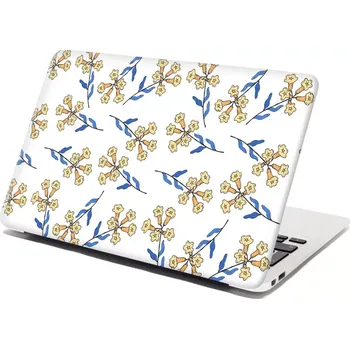 samolepka Sablio Samolepka na notebook Žluté kvítí - 29x20 cm