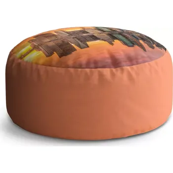 Taburet Sablio Taburet Circle New York Západ slunce: 38x48 cm