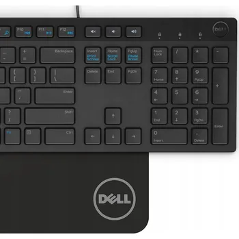 Klávesnice Kancelářská klávesnice Dell QuietKey KB216-BK-SPN Černá QWERTY španělská