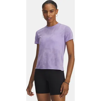 Dámské tričko Dámské triko UNDER ARMOUR UA LAUNCH JACQUARD SS 6005096-538 FIALOVÁ L